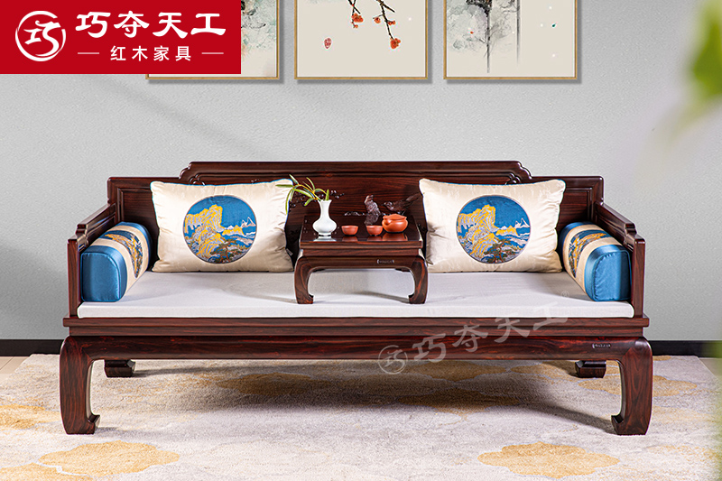 花鸟罗汉床