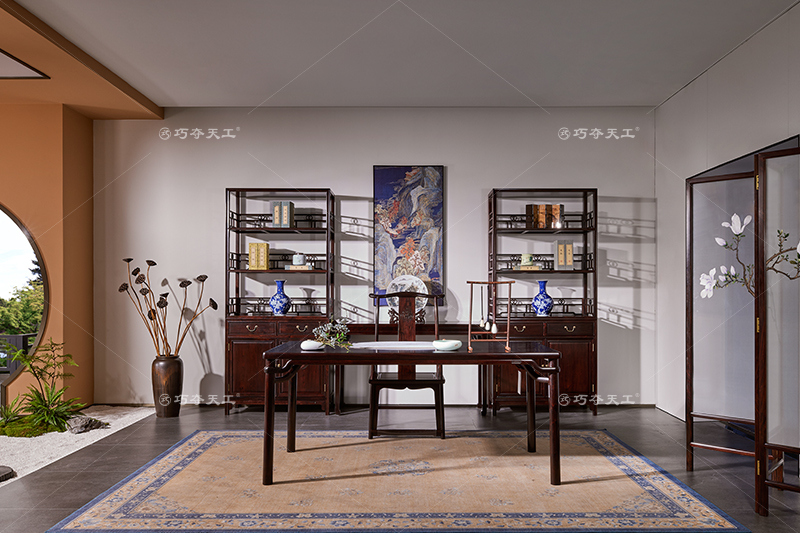 高弓罗锅枨画案