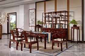 高束腰马蹄足茶台