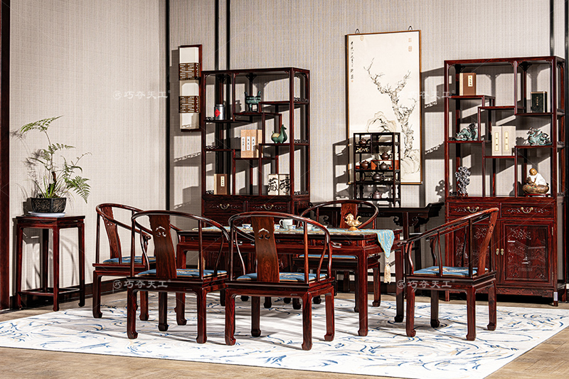 高束腰马蹄足茶台