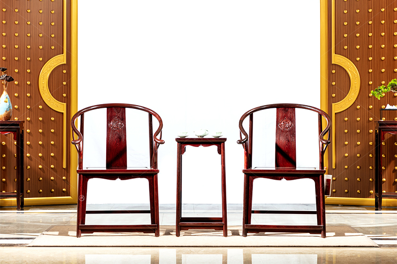 明式螭龙纹圈椅