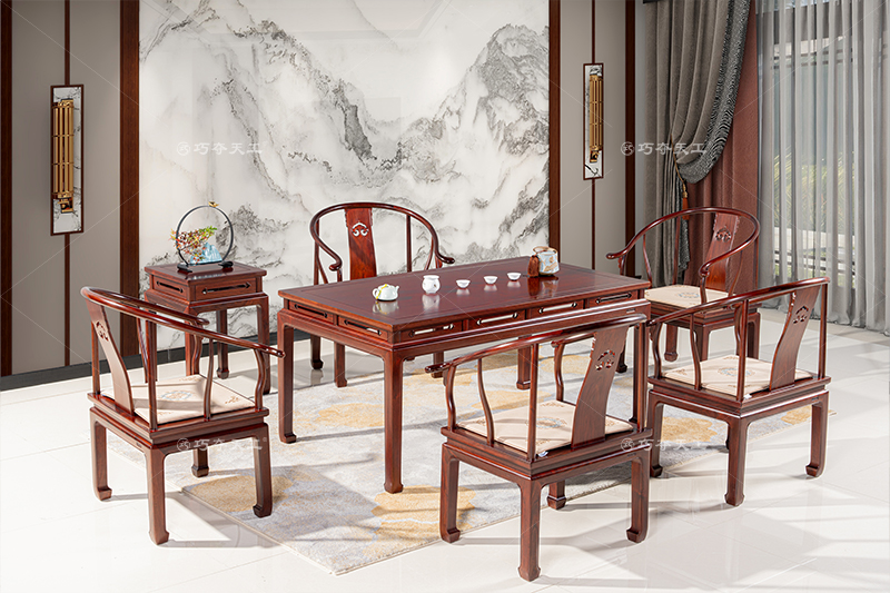 高束腰马蹄足茶台